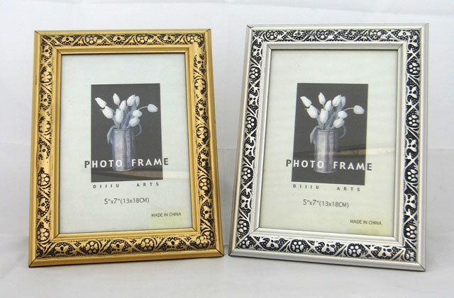 フォトフレーム ゴールド シルバー 2点セット 写真立て 額縁 立て掛け