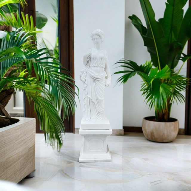 天然大理石彫刻 季節の乙女（夏） の販売ページです。