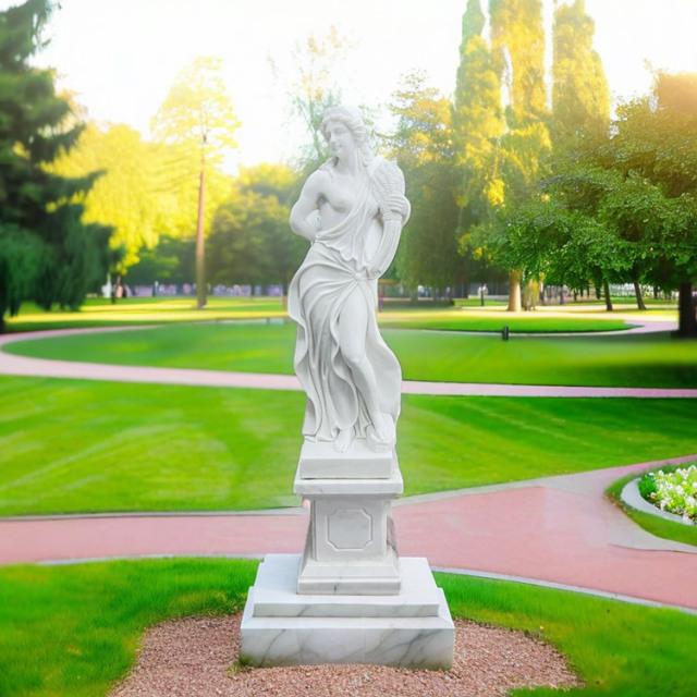 天然大理石彫刻 収穫のヴィーナス（秋）｜女性像・大理石彫刻