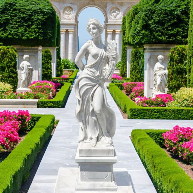 天然大理石彫刻 収穫のヴィーナス（秋）｜女性像・ヴィーナス像