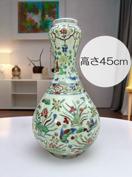 宋定窯刻花卉鼓釘両耳瓶  景徳鎮 陶磁器 装飾品 現代工芸品 美術品 置物 宋定窯刻花卉鼓釘両耳瓶 景徳鎮 陶磁器 装飾品