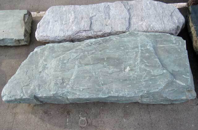 三波石 銘石 沓脱石 330cm 特大 巨大 景石 庭石 天然石 群馬県産 青石