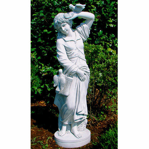 イタリア製女性石像（ガーデン オーナメント）　クレオパトラ　【※商品番号：m-st1263】