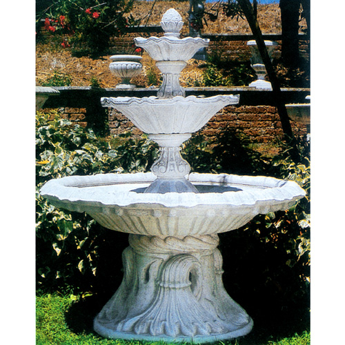 イタリア製噴水　マラッテアMARATEA（循環ポンプ付）　噴水でお庭を演出　【※商品番号：m-fo0222】