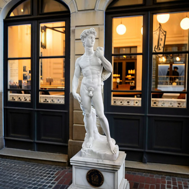 イタリア製 コスモラックス ダビデ（160） 石像 大理石彫塑