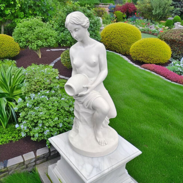 水瓶を持つ少女像 水瓶を持つ少女像