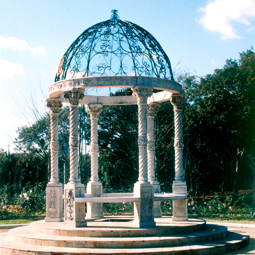 イタリア製パーゴラドーム・ガゼボ　ポンパドールPOMPADOUR 　【商品番号：m-ch0001】