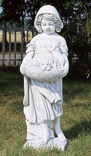 イタリア製の人造石子供像・天使像