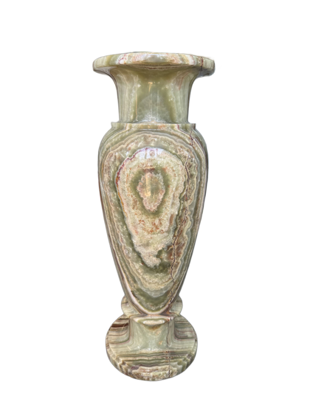 グリーンオニキス　花瓶花器壺　natural jemstone グリーンオニキス 花瓶花器壺 natural jemstone