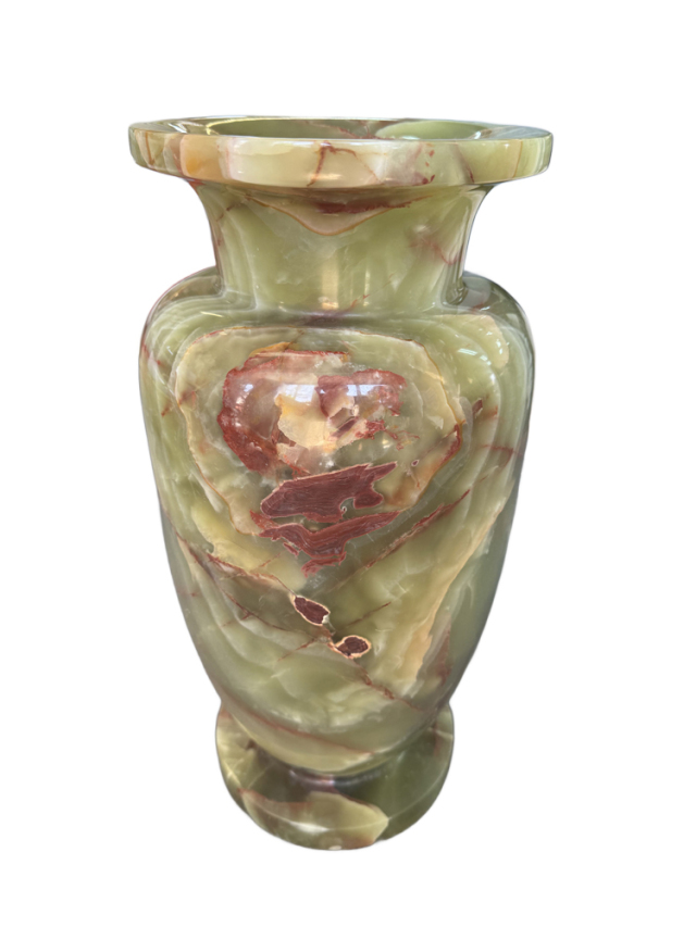 オニックス花瓶 オニキス 飾り壺 大理石 壺 天然石の美しさ オニックス（オニキス） 花瓶 飾り壺 ONYX