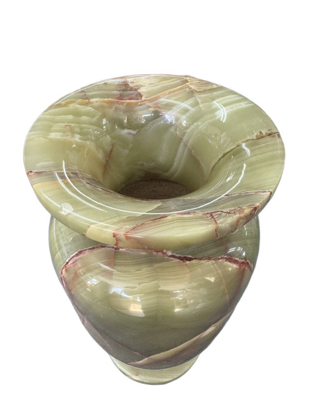 オニックス花瓶 オニキス 飾り壺 大理石 壺 天然オニックス（オニキス）花瓶・飾り壺｜高級天然石インテリア