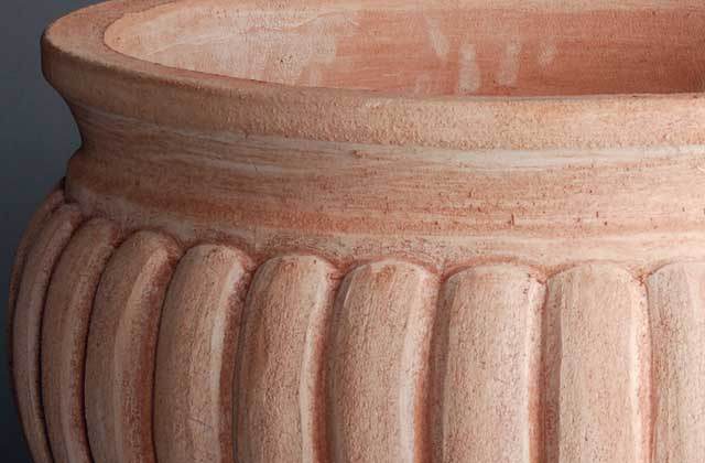 イタリア製 大型テラコッタプランター スキャネラッタ Scannellata SR