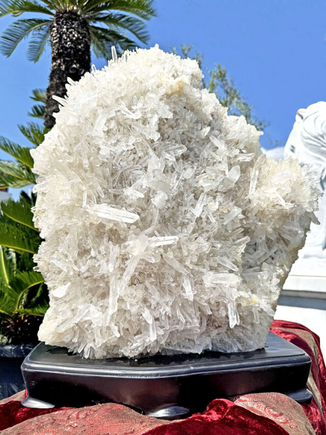 天然水晶クラスター 約56.4kg クリスタル 【商品番号：m-sk010-1】