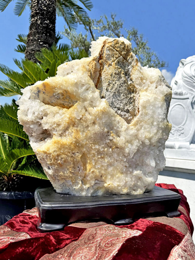 天然水晶クラスター 約56.4kg クリスタル 【商品番号：m-sk010-1】