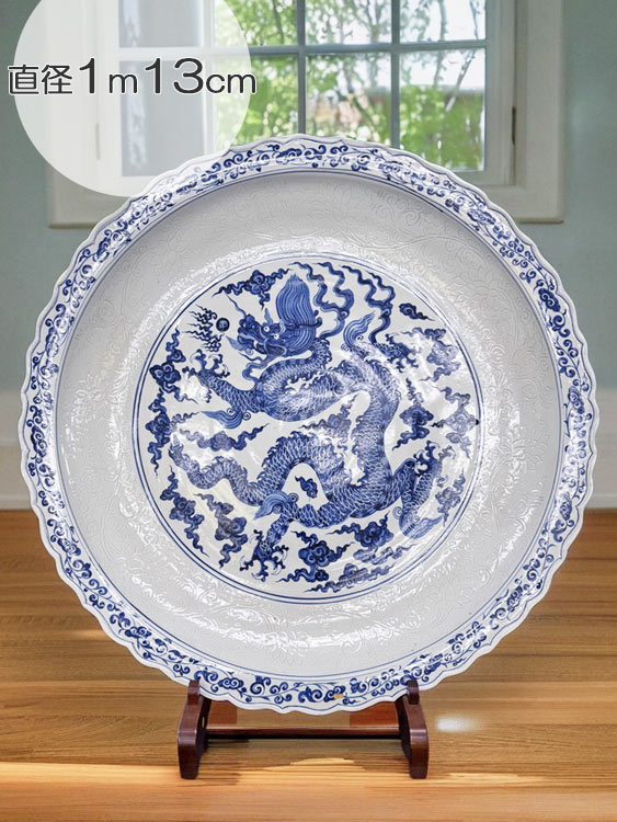 ② 景徳鎮 中国美術品 陶器製 象 オブジェ 飾り スツール 花台 骨董品 置物 ① 景徳鎮 中国美術品 陶器製 象 オブジェ 飾り スツール 花台 染付