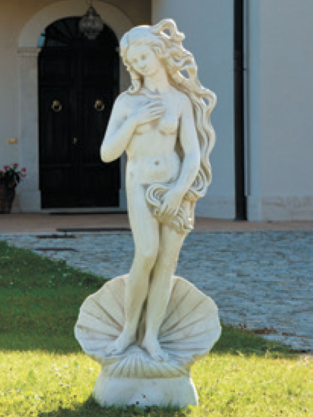 イタリア製ビーナス石像（ガーデン オーナメント） ヴィーナスの誕生