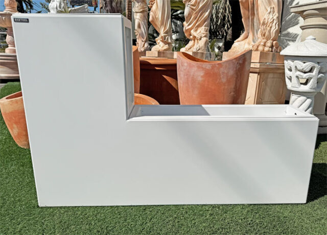 BYSTEEL テトリス L イタリア製 デザイナーズプランター ハイタイプ 115cm幅 パーティション