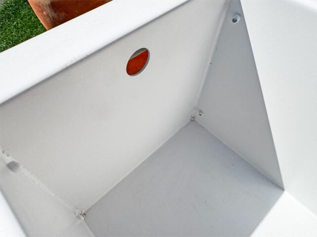 BYSTEEL テトリス L イタリア製 デザイナーズプランター ハイタイプ 116cm幅 パーティション