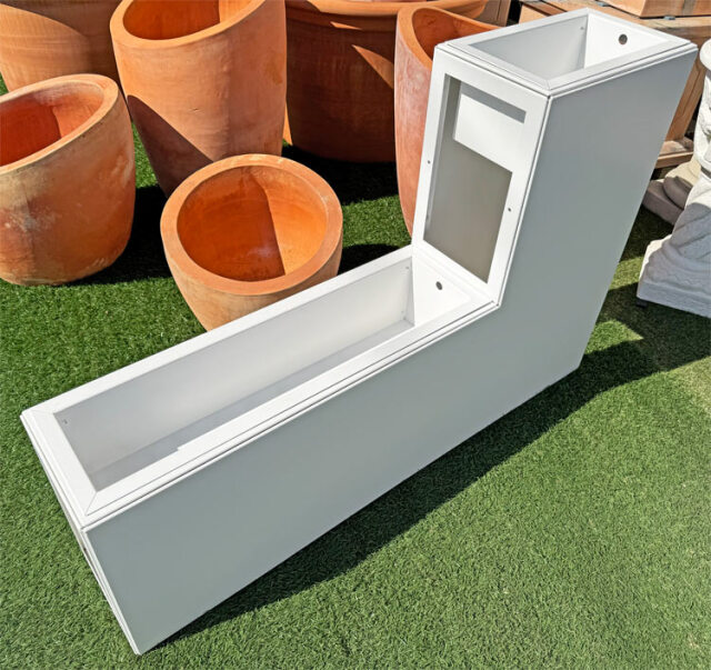 BYSTEEL テトリス L イタリア製 デザイナーズプランター ハイタイプ 119cm幅 パーティション