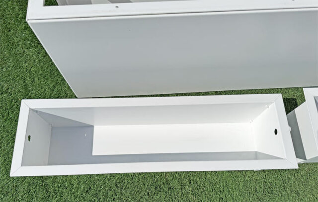 BYSTEEL テトリス L イタリア製 デザイナーズプランター ハイタイプ 123cm幅 パーティション