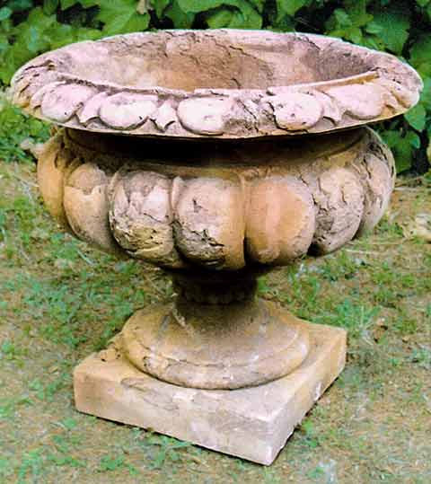 イタリア製人造石プランター・花鉢】華やかなヨーロピアンテイストの