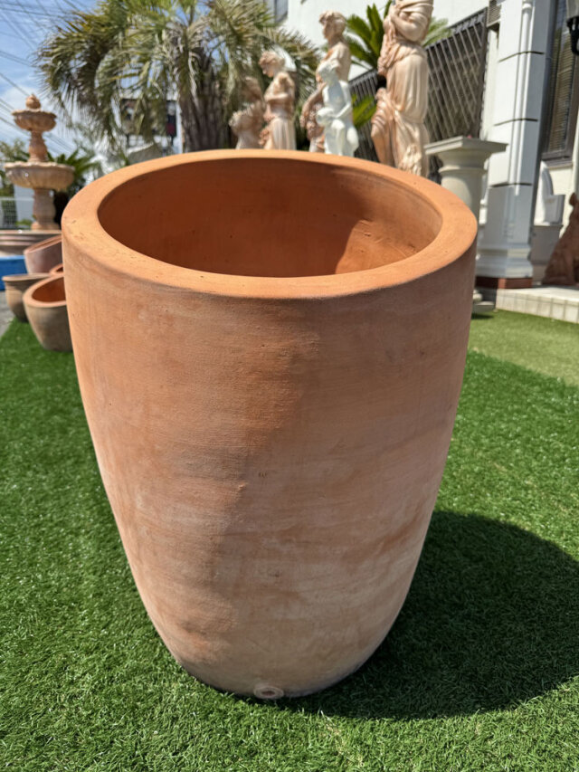 イタリア製 テラコッタプランター タラント 高さ70cm 現品限り 花鉢