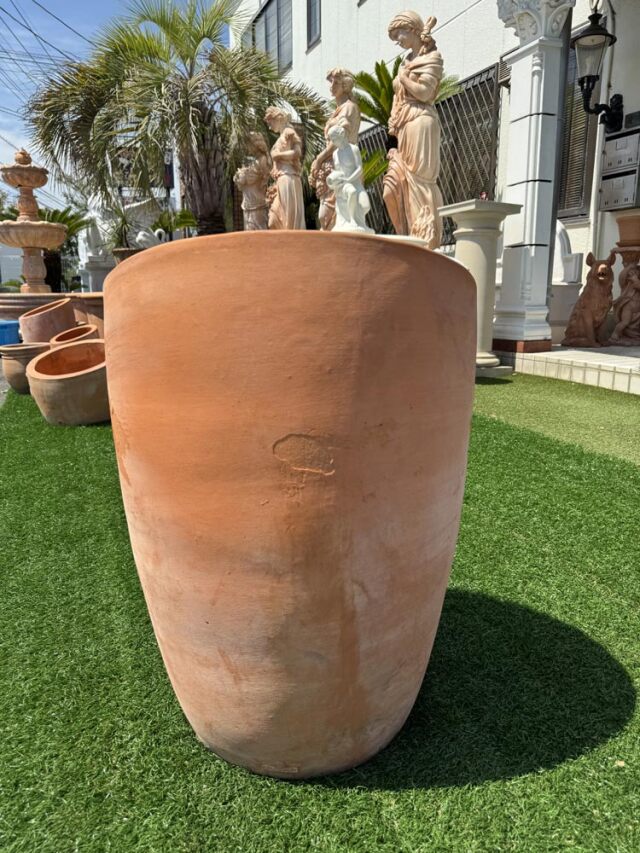 イタリア製 テラコッタプランター タラント 高さ70cm 現品限り 花鉢