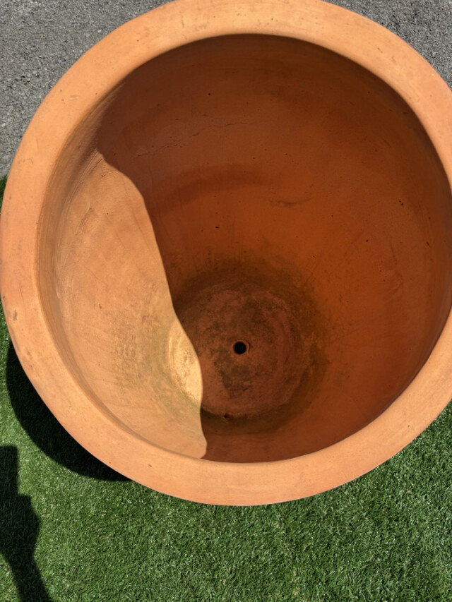 イタリア製 テラコッタプランター タラント 高さ70cm 現品限り 花鉢