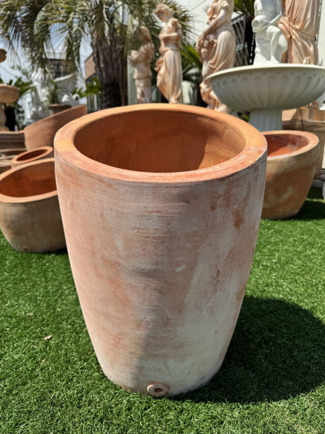 イタリア製 テラコッタプランター タラント 高さ55cm 現品限り 花鉢