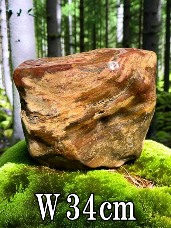 羽茂五色石 磨き 景石 鑑賞石 水石 【商品番号:m-ni135】 羽茂五色石 磨き 景石 鑑賞石 水石 【商品番号:m-ni135】