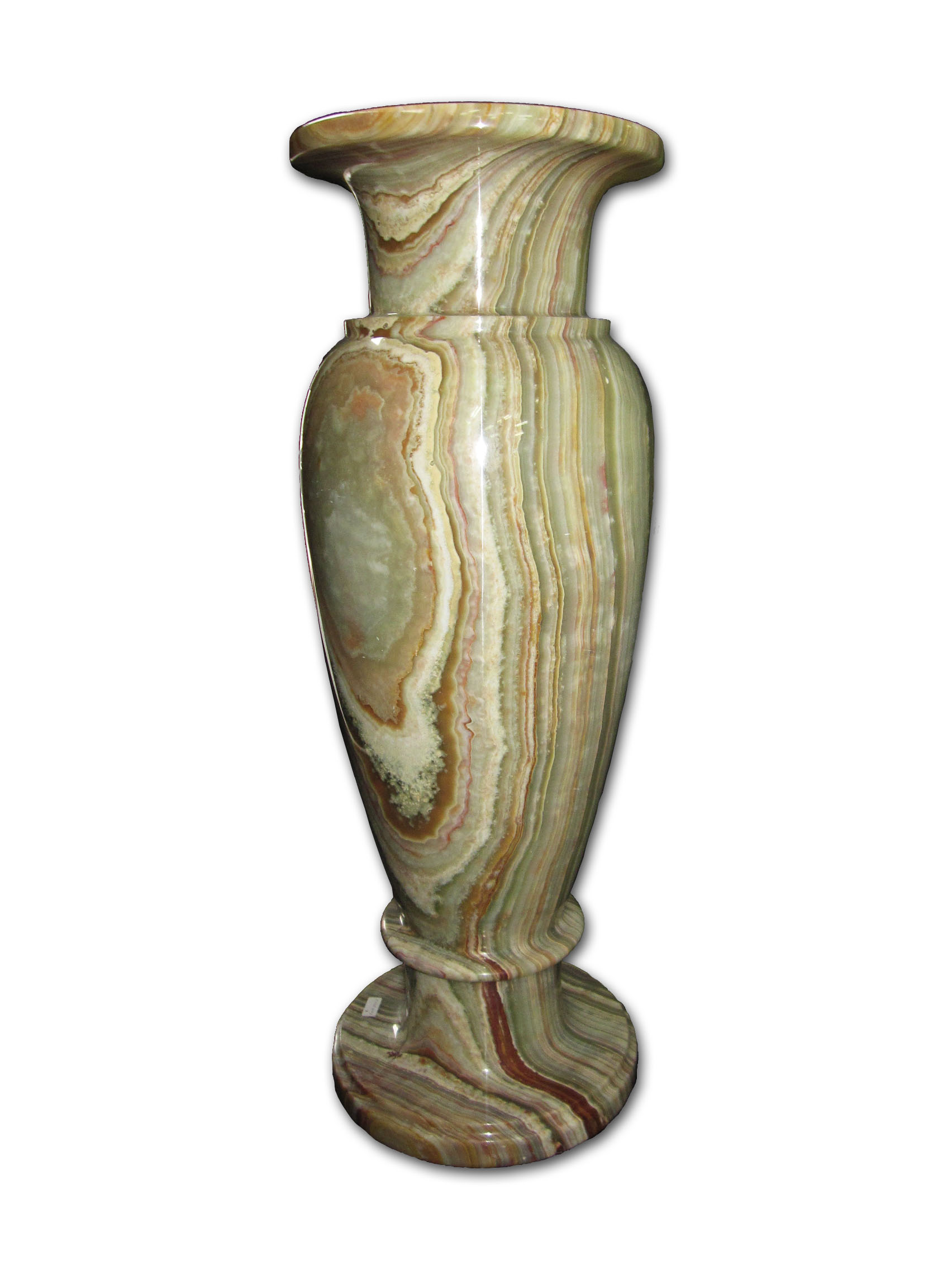 天然石の美しさ オニックス（オニキス） 花瓶B 【商品番号m-s1308-0266】 