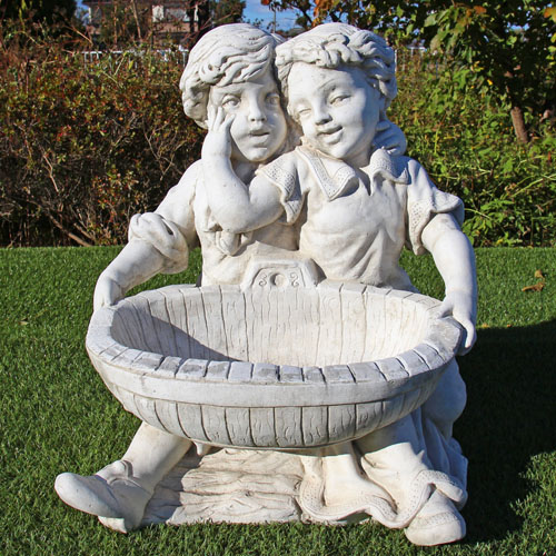 石像　プランター