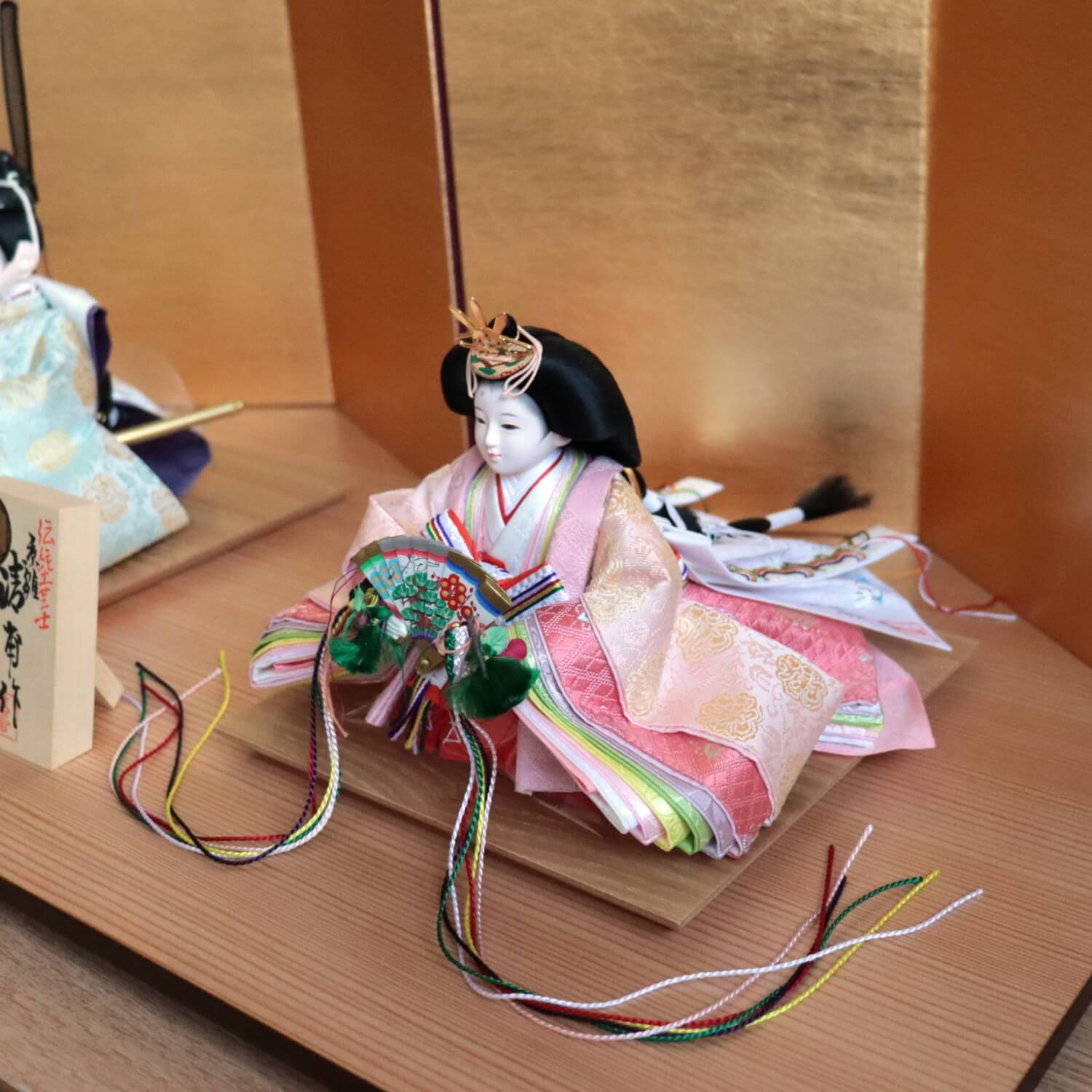 雛人形 コンパクト モダン おしゃれ インテリア ひな人形 おひなさま 小西清甫 京十一番正絹西陣織 淡水 かわいい お雛様 雛 親王飾り 増村人形店 MMN1367