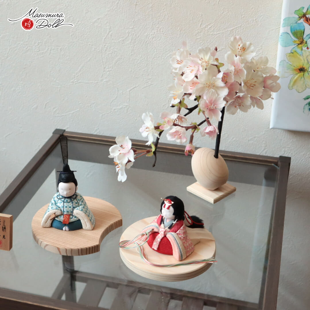 雛人形 コンパクト ★ モダン おしゃれ インテリア ひな人形 おひなさま 幸一光 彩-AYA 市松 小 かわいい お雛様 雛 親王飾り 増村人形店 MMN3595