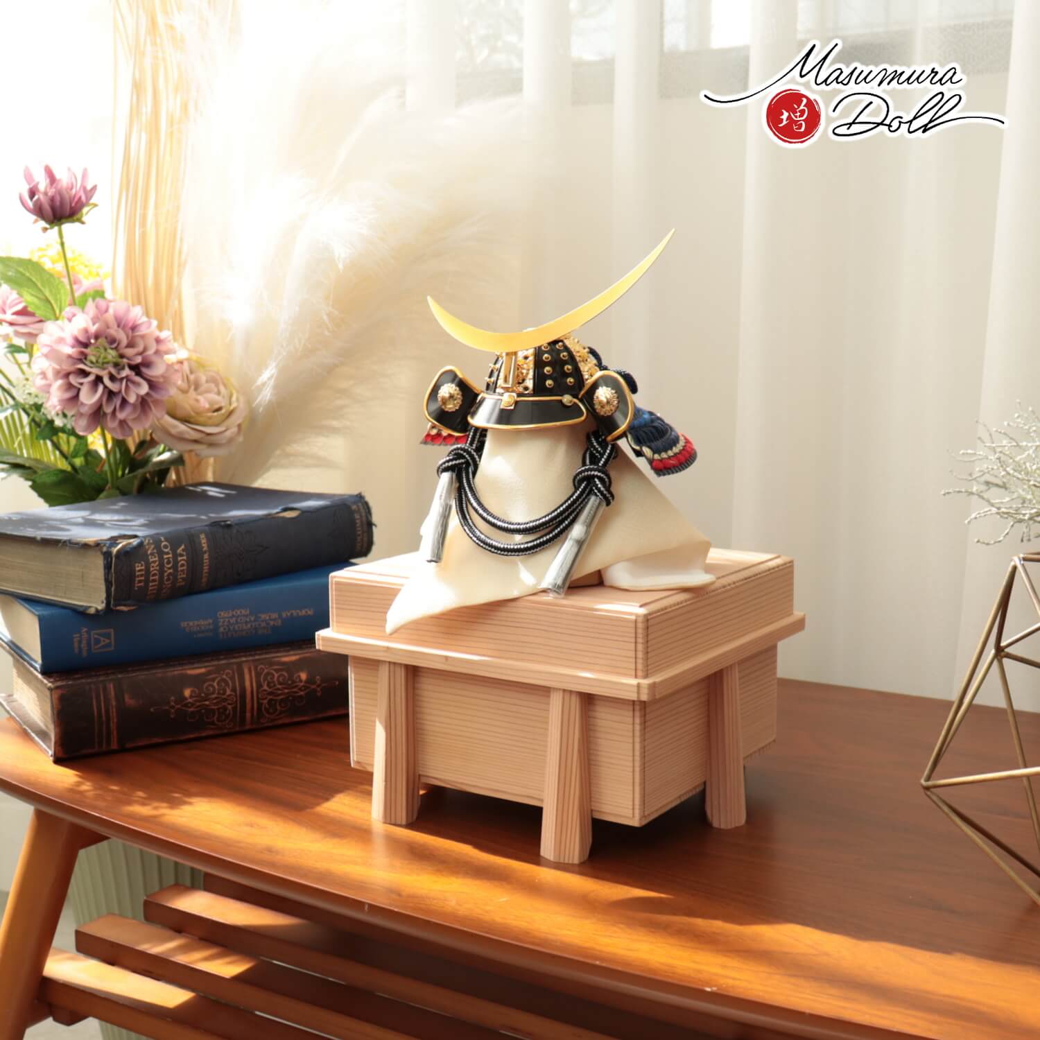 五月人形 伝統工芸士 誠山作 伊達政宗 国産杉面取り唐櫃 増村人形店 10002065