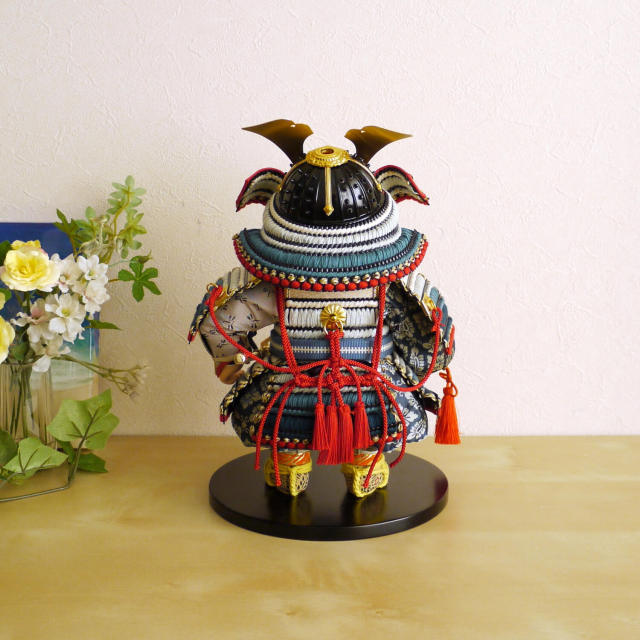 幸一光作 鎧着大将「満」 五月人形 子供大将 5月人形 皐月人形 兜鎧 