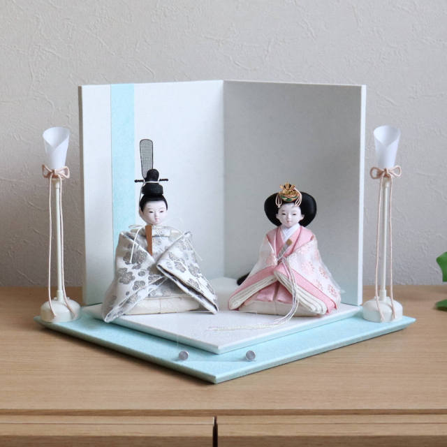 【まこちゃんさん専用】久月　桃小町　飾り棚のみ（お人形は別で出品中） 小西実作 PICCONI 遥-はるか- Rinおすべらかし 京製正絹西陣織