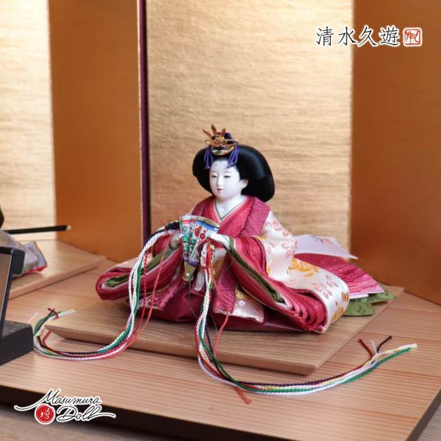 ゆりかごさん専用　【新品　未使用】　清水久遊作　伝統的な雛人形　正絹　セット d647c27145d2723516dd8203bc94b4