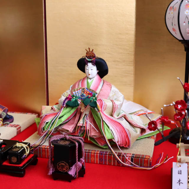 ひな人形 人形師/中川春朋 作 頭/川瀬健山 京雛 束帯雛 親王