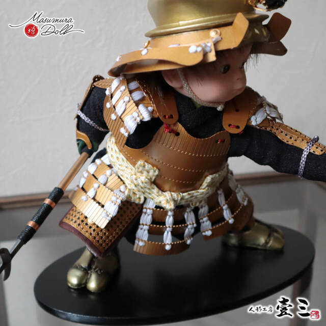 五月人形　鎧着子供武者　壹三作 勇　もののふ童 五月人形 子供大将 5月人形 皐月人形 兜鎧飾り 壱三 壹三（いち