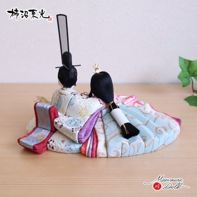 新作 柿沼東光作 増村人形店 オリジナル 彩音 大嶋金襴謹製 正絹