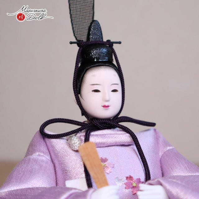 最新作 柴田家千代作 葵 絵巻雛 かすみ桜刺繍 桜唐草屏風