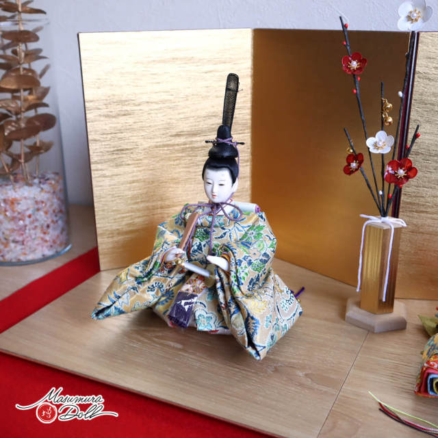 平安雛幸作 京十二番 柳サイズ 正絹西陣織 龍村美術織物 7号 済