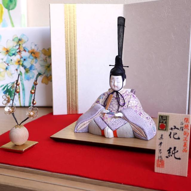 真多呂人形　屏風 人形の田辺 / 【真多呂】宝寿雛 親王飾り