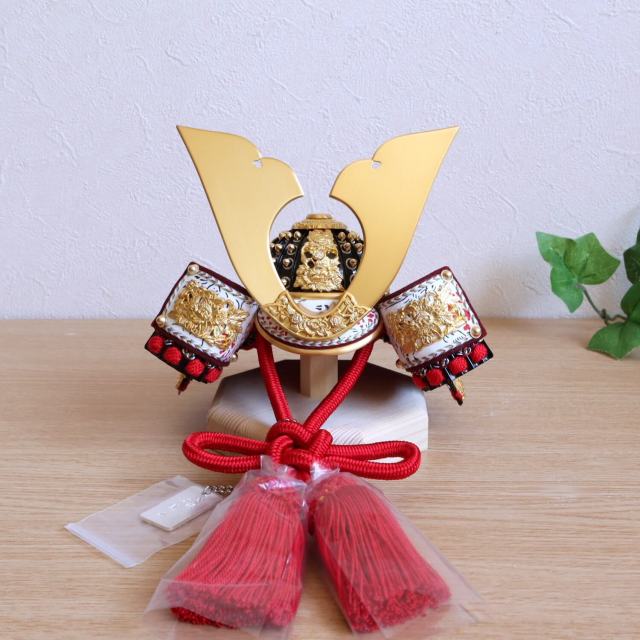 京都・平安一水作 京8号 赤糸縅 本漆塗合鉢 黒小札共吹き返し兜 京製  