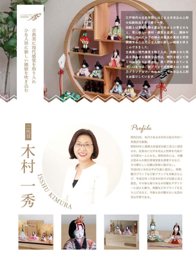 最新作 木村一秀作 桃山雛(ブラウンドット) 月-tsuki-(小)円形