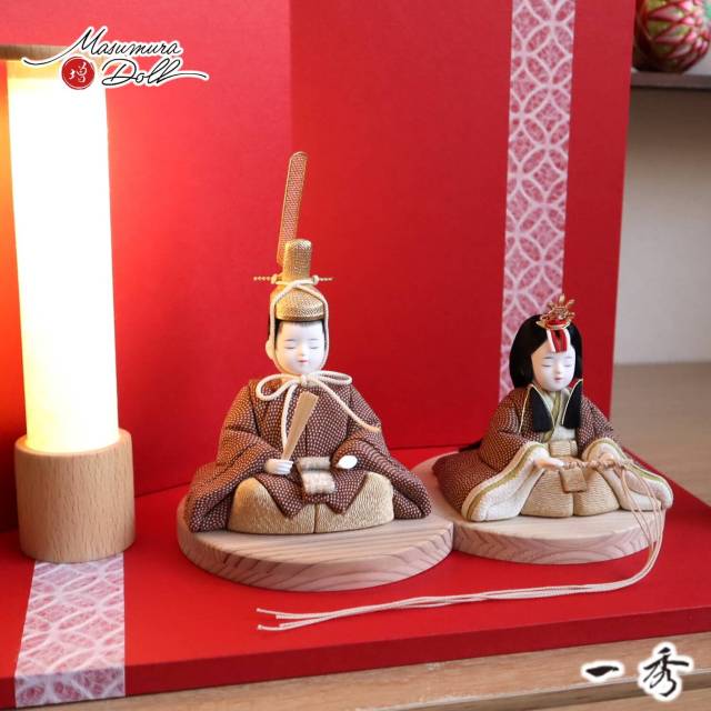 最新作 木村一秀作 桃山雛(ブラウンドット) 日本三大和紙 越前和紙台