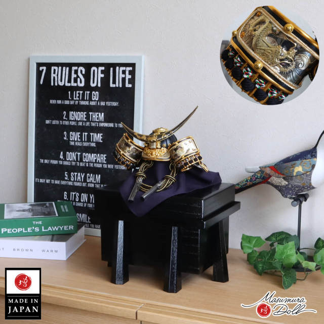 選べる2種類 新作 ☆ 極上盛上げ 銅 彫金 上杉謙信 銀龍兜 伊達政宗