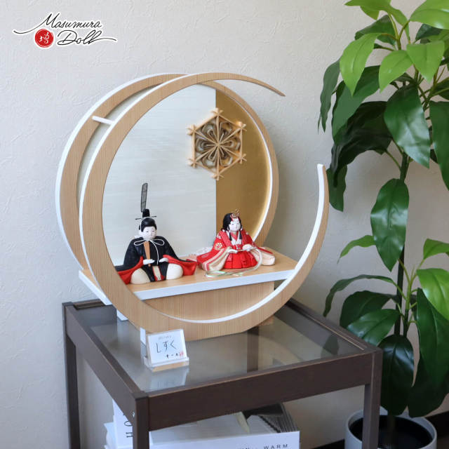 新作 幸一光作 木目込 小雪 シリーズ 「しずく」 正絹西陣織 月 -tsuki