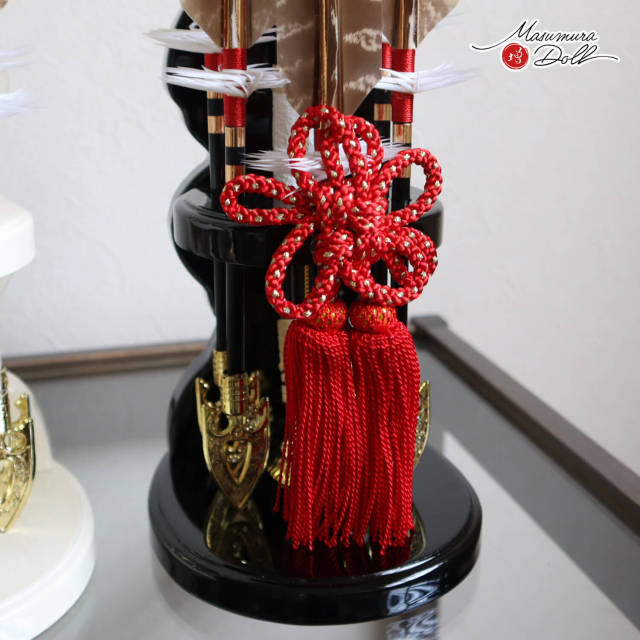 選べる2種類】 (赤糸/茶糸) 破魔弓 6号 「寿」 国鳥 天然本キジ羽根 五